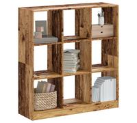 vidaXL Libreria Legno Antico 102x32x108 cm in Legno Multistrato