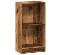 vidaXL Libreria Legno Antico 40x24x76 cm in Truciolato, scaffale per Libri, scaffale, scaffale Contenitore, armadietto portaoggetti