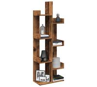 vidaXL Libreria Legno Antico 48x25,5x140 cm in Legno Multistrato