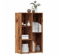 vidaXL Libreria Legno Antico 50x25x80 cm in Legno Multistrato, Mobile Porta Libri, Mobile portaoggetti, Mobile espositivo, Porta Libri, portaoggetti
