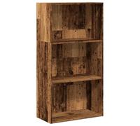 vidaXL Libreria Legno Antico 60x30x114 cm in Legno Multistrato, scaffale per Libri, scaffale, scaffale Contenitore, armadietto portaoggetti