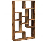 vidaXL Libreria Legno Antico 72x20x120 cm in Truciolato, scaffale per Libri, Porta Libri, Ripiani portaoggetti, Ripiani per Libri