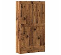 vidaXL Libreria Legno Antico 82,5x30,5x150 cm in Legno Multistrato, Libreria, Libreria, Scaffale di stoccaggio, Armadietto di stoccaggio, Libreria