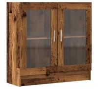 vidaXL Libreria Legno Antico 82,5x30,5x80 cm in Truciolato, Mobile Porta Libri, Mobile portaoggetti, Mobile espositivo, Porta Libri, portaoggetti