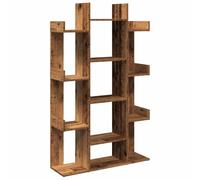 vidaXL Libreria Legno Antico 86x25,5x140 cm in legno multistrato