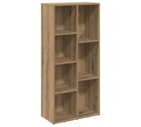 vidaXL Libreria Rovere Artigianale 50x25x104 cm in legno ingegnerizzato, 7 scomparti