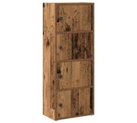 vidaXL Libreria Legno Vecchio 40x24x102 cm in Legno Multistrato, Armadio di stoccaggio, libreria Rack, scaffale di stoccaggio, libreria scaffale