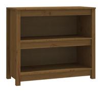 VIDAXL - Libreria Marrone Miele 80x35x68 Cm In Legno Massello Di Pino