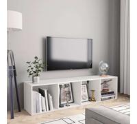 vidaXL Libreria/Mobile TV Bianco 143x30x36 cm