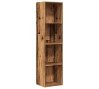 vidaXL Libreria/Mobile TV Legno Antico 36x30x143 cm Legno Multistrato