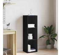 vidaXL Libreria/Mobile TV Nero 36x30x114 cm in Legno Multistrato
