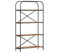 vidaXL Libreria Moderna Autoportante con Mensole per il Soggiorno - Scaffale Rectangolare in Legno per Libri, Decorazione, Esposizione e Organizzazione in Biblioteca Domestica