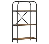 vidaXL Libreria Moderna con Mensole Autoportanti per il Soggiorno, Scaffale in Legno Rectangolare, Decorazione, Espositore, Organizzatore di Libri per la Biblioteca di Casa
