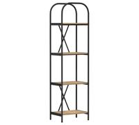 vidaXL Libreria moderna con ripiani indipendenti per il soggiorno, scaffale in legno, libreria rettangolare, decorazione per esposizione, organizzatore di libri per casa e biblioteca