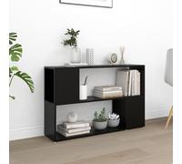 Libreria Nera 100x24x63 cm in Truciolato