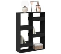 vidaXL Libreria Nera 100x33x135 cm in Legno Multistrato