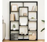 vidaXL Libreria Nera 102x29x143 cm in Legno Multistrato