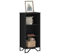 vidaXL Libreria Nera 50x31x106 cm in Legno Multistrato