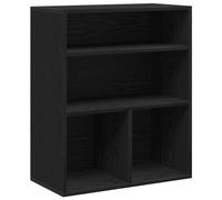 vidaXL Libreria Nera in Legno Multistrato 60x30x71,5 cm