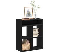 vidaXL Libreria Nera 66x31x80 cm in Legno Multistrato