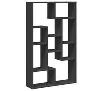 vidaXL Libreria Nera 72x20x120 cm in Truciolato, scaffale per libri, porta libri, ripiani portaoggetti, ripiani per libri, scaffale portaoggetti