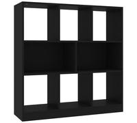 VIDAXL - Libreria Nera 97,5x29,5x100 cm in Legno Multistrato