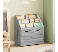 vidaXL Libreria per Bambini Grigio Sonoma 60 x 29,5 x 69 cm