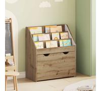 vidaXL Libreria per Bambini Rovere artigianale 60 x 29,5 x 69 cm