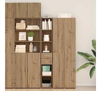 vidaXL Libreria Rovere artigianale 30 x 42.4 x 185.2 cm
