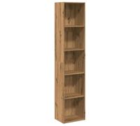 vidaXL Libreria Rovere Artigianale 40x30x189 cm in Legno Multistrato, scaffale per Libri, scaffale, scaffale Contenitore, armadietto portaoggetti