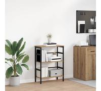 vidaXL Libreria Rovere artigianale 60 x 29,5 x 81 cm Legno multistrato