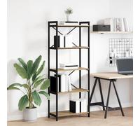 vidaXL Libreria rovere artigianale 60 x 30 x 153 cm Legno multistrato