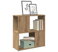 vidaXL Libreria Rovere Artigianale 60x24x63 cm Legno Multistrato, scaffale, mensola, organizzatore, scaffali, mensole, organizzatori, libreria