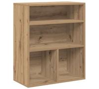 vidaXL Libreria Rovere Artigianale 60x30x71,5 cm Legno Multistrato, mobiletto portaoggetti, scaffale per Libri, scaffale portaoggetti, libreria