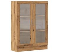 vidaXL Libreria Rovere Artigianale 82,5x30,5x115 cm in Truciolato, mobile Porta Libri e Oggetti Espositivo