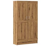 vidaXL Libreria in rovere artigianale 82,5 x 30,5 x 150 cm legno di ingegneria, mensola, cassa del libro, supporto per libri, armadio portaoggetti