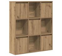vidaXL Libreria Rovere Artigianale 89x24x101,5 cm in Legno Multistrato, Armadio di stoccaggio, libreria Rack, scaffale di stoccaggio