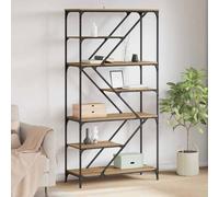 vidaXL Libreria Rovere artigianale 91 x 36 x 176 cm Legno multistrato