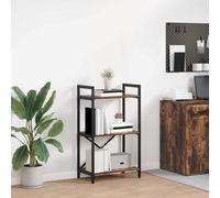 vidaXL Libreria Rovere fumé 56 x 34 x 96 cm Legno multistrato