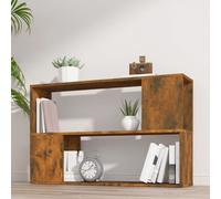 vidaXL Libreria Rovere Fumo 100x24x63 cm in Legno Multistrato