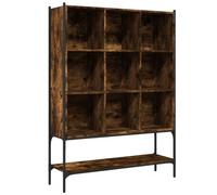 vidaXL Libreria Rovere Fumo 102x30x141,5 cm in Legno Multistrato