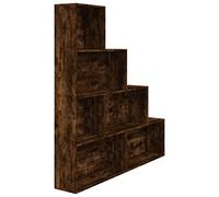 vidaXL Libreria Rovere Fumo 155x24x160 cm