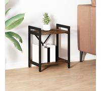 vidaXL Libreria Rovere fumo 40 x 30 x 48.5 cm Legno multistrato