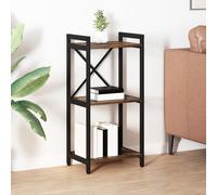 vidaXL Libreria Rovere fumo 40 x 30 x 83 cm Legno multistrato