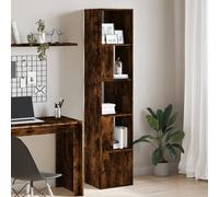 vidaXL Libreria Rovere Fumo 40x36x189 cm in Legno Multistrato