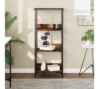 vidaXL Libreria Rovere Fumo 50x33x117,5 cm in Legno Multistrato