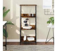 vidaXL Libreria Rovere Fumo 50x33x117,5 cm in Legno Multistrato