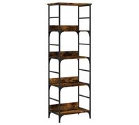 vidaXL Libreria Rovere Fumo 50x33x153 cm in Legno Multistrato
