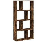vidaXL Libreria Rovere Fumo 60x20x120 cm in Truciolato, scaffale per Libri, Porta Libri, Ripiani portaoggetti, Ripiani per Libri