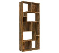 vidaXL Libreria Rovere Fumo 67x24x161 cm in Legno Multistrato